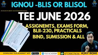 #BLIS#BLISOL-ASSIGNMENTS, EXAMS FORM, BLII-230, PRACTICALS & ALL