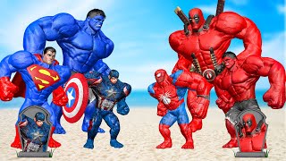 Rescue SUPER HEROES Evolution Of HULK \& DEADPOOL, SPIDER-MAN SUPER HEROES | LIVE ACTION STORY