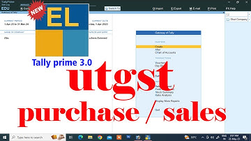 utgst in tally prime 3.0 | tally prime | utgst | tally prime 3.0 | utgst entry in tally prime 3.0