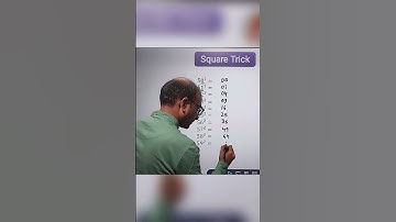 square trick: number from 50-59 #shorts #mathstricks