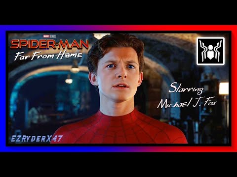 Marty Mcfly (Michael J. Fox) as Spider-man - Meeting Mysterio [ deepfake ]