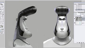 3D Character Design - Part 1 | Adobe Photoshop | #SpeedArt