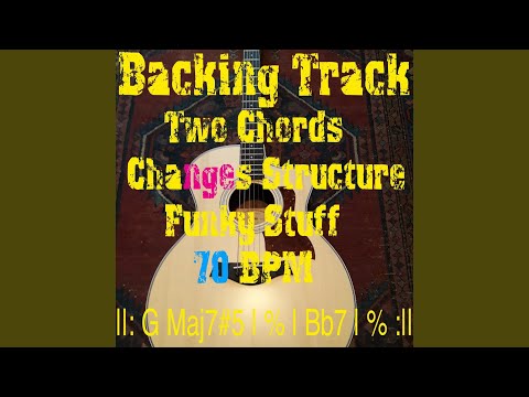 Backing Track Two Chords Changes Structure G Maj7#5 Bb7