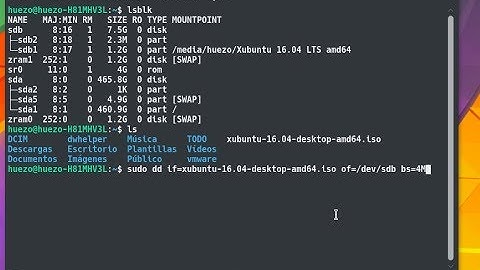 Crear USB Boot, en GNU/Linux con dd