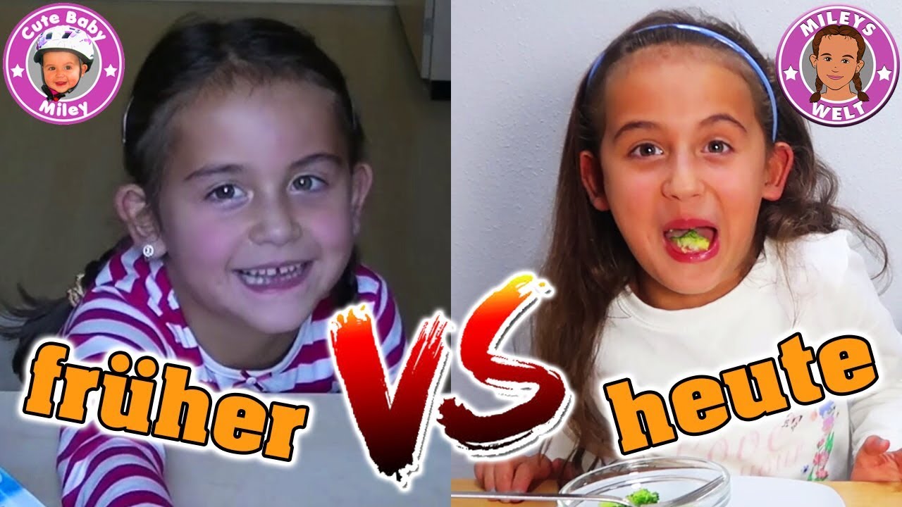 Cute Baby Miley Der Kanal Für Kinder FRÜHER vs. HEUTE - CuteBabyMiley 2014 vs. Mileys Welt 2017 - YouTube