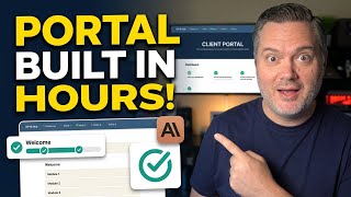 I Used Claude to Build a Client Portal in One Afternoon (No Code)