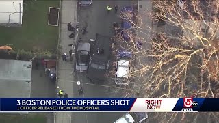 3 Boston police officers recovering after being shot in Dorchester