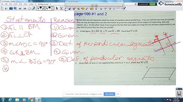 Proof #1 Part 1: Eureka Math Geometry Lesson 18