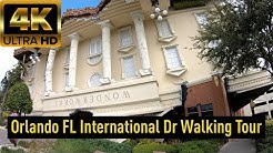 4K60 UHD Orlando FL International Drive Walking Tour Samoan Ct to Jamaican Ct - 2019 