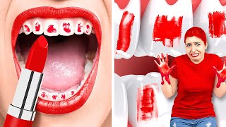 If lipstick were a PERSON?💄|| Relatable situations and cool hacks!
