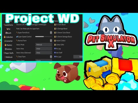 📥Roblox Pet Simulator X|Script hack New🔥📥|script made by Project WD ...
