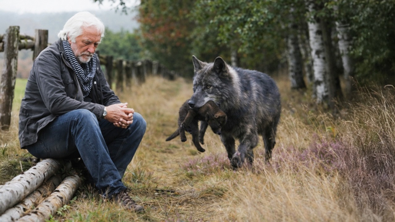 Волчица оставила ему умирающего щенка. Спустя годы она вернулась, чтобы вернуть долг