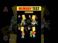 Memory Test : Guess The Correct One ! | Memory Puzzles and Riddles | #shorts #viral #paheliyan