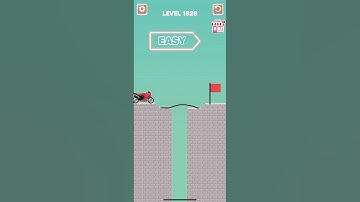 Draw bridge puzzle game level 1628#gaming #drawing #Shorts