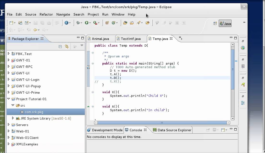 how to java project in eclipse