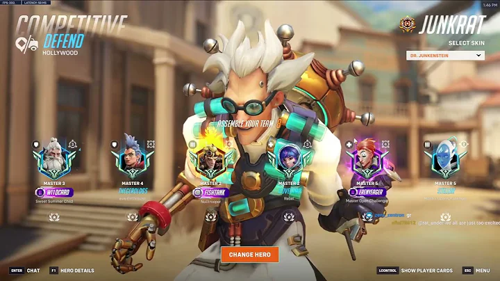 This is what 2000+hours on Junkrat looks like - AQUAMARINE JUNKRAT GAMEPLAY OVERWATCH 2 SEASON 19