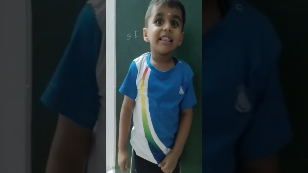 Writing sentence | 5-year-old kid | Vishanth and vishwanth | adorable twins