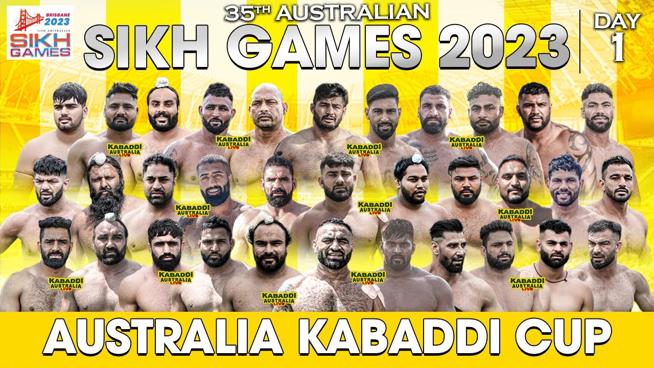 🔴 [Live] SIKH GAMES Day 1 2023 7 April 2023 Live Kabaddi Today