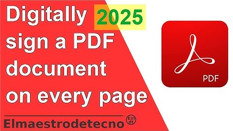 How to add a digital signature on every page- Sign a PDF with Autofirma