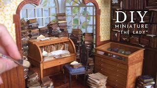 DIY Miniature Library | Making a beautiful library with 500+ books ♥