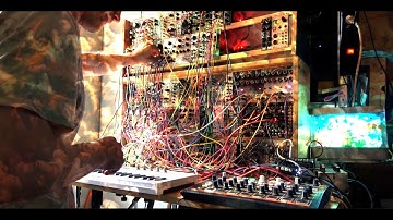 Smells like popcorn? Modular synth performance, keystep pro, drumbrute impact