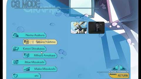 DaCapo w/ custom engine - Menus