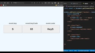 Event KeyCode JavaScript Project 34 #shorts #javascript #html #css