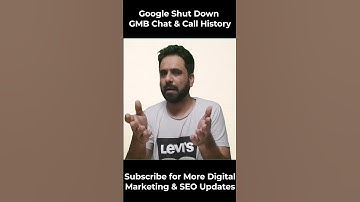 Google Business Profile Chat & Call History Discontinued #googlemybusiness #robinmehta  #shorts