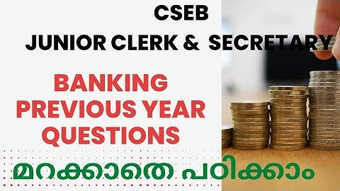 |CSEB EXAM|BANKING IMPORTANT QUESTIONS|