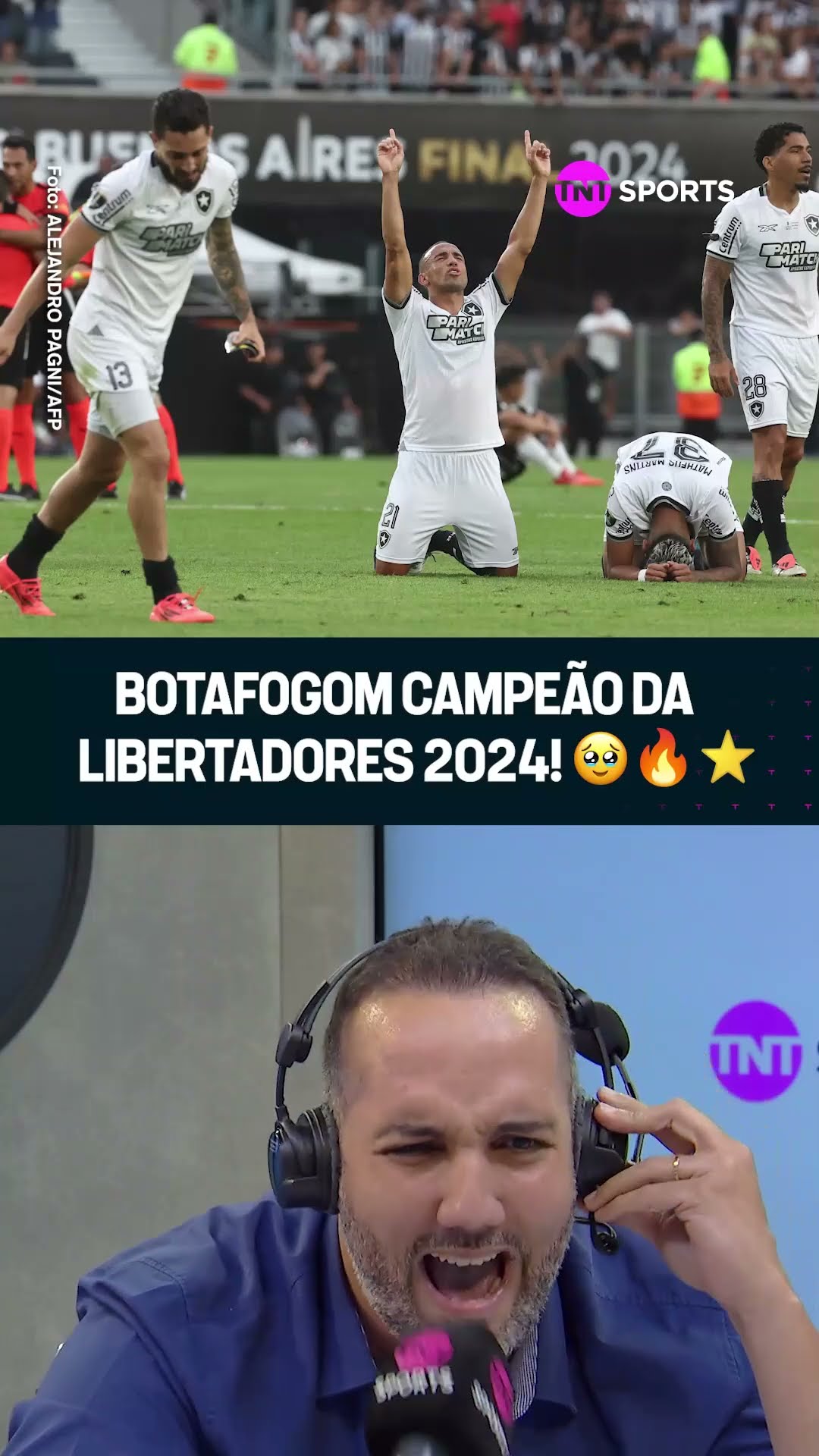 VEJA A NARRAÇÃO HISTÓRICA DO JORGE IGGOR NO GOL DO TÍTULO DO BOTAFOGO NA LIBERTADORES 2024!