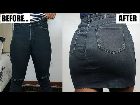 Video: How To Make A Skirt Out Of Jeans