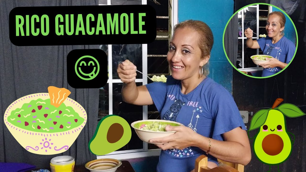PREPARANDO GUACAMOLE EN EL SALVADOR AL ESTILO DE NAHOMY! YouTube