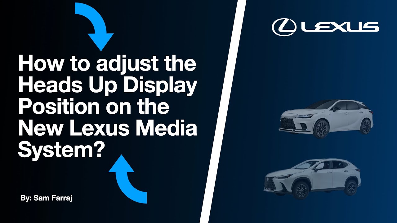 Step-By-Step Instructions to Set Up and Use the Lexus Head-Up Display  Feature – Earnhardt Lexus Blog