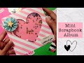 Mini Scrapbook Album | Love Scrapbook Album | Fatimaz Creation