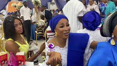 KEMI KOREDE LOOKS SO BEAUTIFUL AT ODUNLADE ADEKOLA MOTHER’S BIRTHDAY