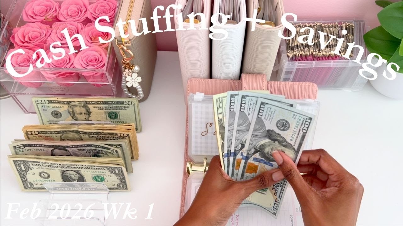 435 долларов | Наполнение конвертов для наличных + экономия | Январь 2026 | Мать-одиночка