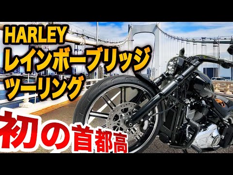 【ブレイクアウト】初めての首都高速大丈夫か！？ハーレーでレインボーブリッジツーリング！【愛車紹介】