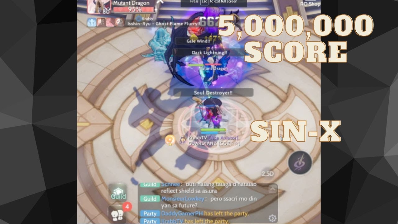 ROO: Time Space Anomaly | SinX SD Type | 5M Score | Iz-4