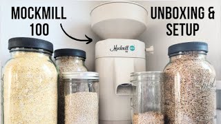 Mockmill 100 unboxing & setup  I'm milling my own flour!