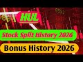 HUL Bonus History || HUL Stock Spilt 2026