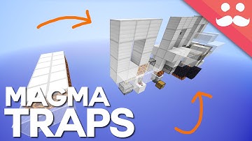 4 Simple Magma Block Traps in Minecraft 1.10!
