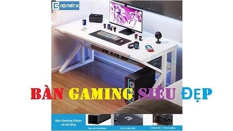 Bàn Làm Việc Gaming Chữ K – Chân Sắt Sơn Tĩnh Điện, Kèm Kệ Lửng – Giá Rẻ Mà Xịn!