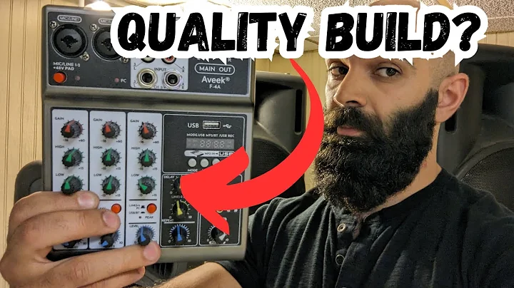 This Is THE BEST 4 Channel Bluetooth Mixer: Aveek Professional Audio 4 Channel Mixer