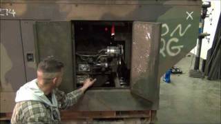 military surplus generator repair, and first start after years of sitting