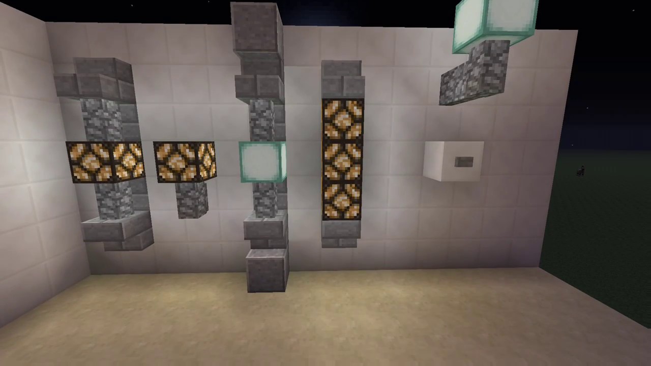Minecraft wandlampe