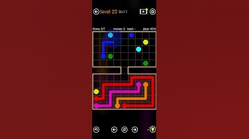 Flow Free - Rectangles - Hourglass Pack - Level 22 (9x11)