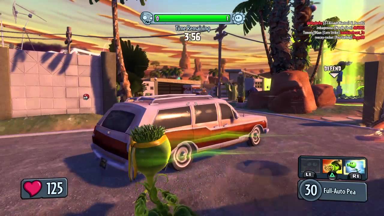 Plants vs Zombies Garden Warfare PS4 Split Pea Zombie Soup Trophy