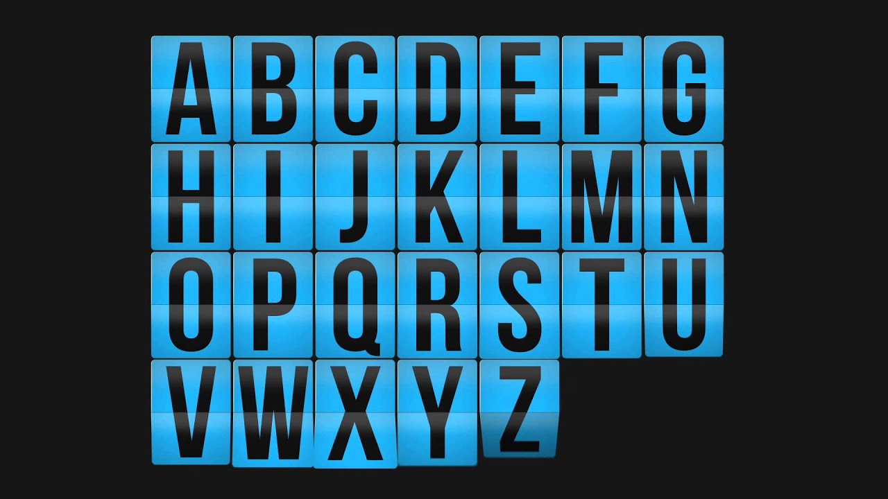 Text Flipper After Effects Template