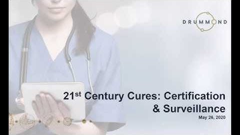 21st Century Cures Certification and Surveillance