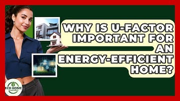 Why Is U-factor Important For An Energy-efficient Home? - Eco Home Blueprint